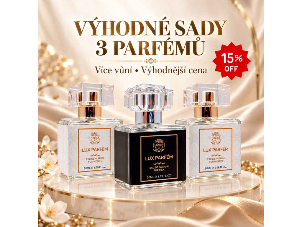 Sada 3 parfémů Lux Parfém