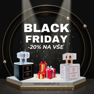🖤 Jen tento PÁTEK – NEDĚLE! 🖤 BLACK FRIDAY, který provoněl celý internet! Lux Parfém spouští největší výprodej roku – a...